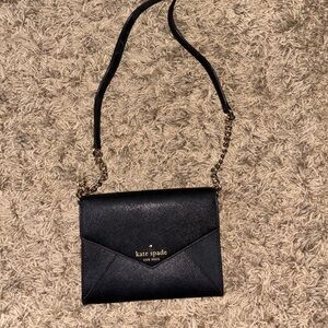 Kate Spade Black Envelope Crossbody Bag